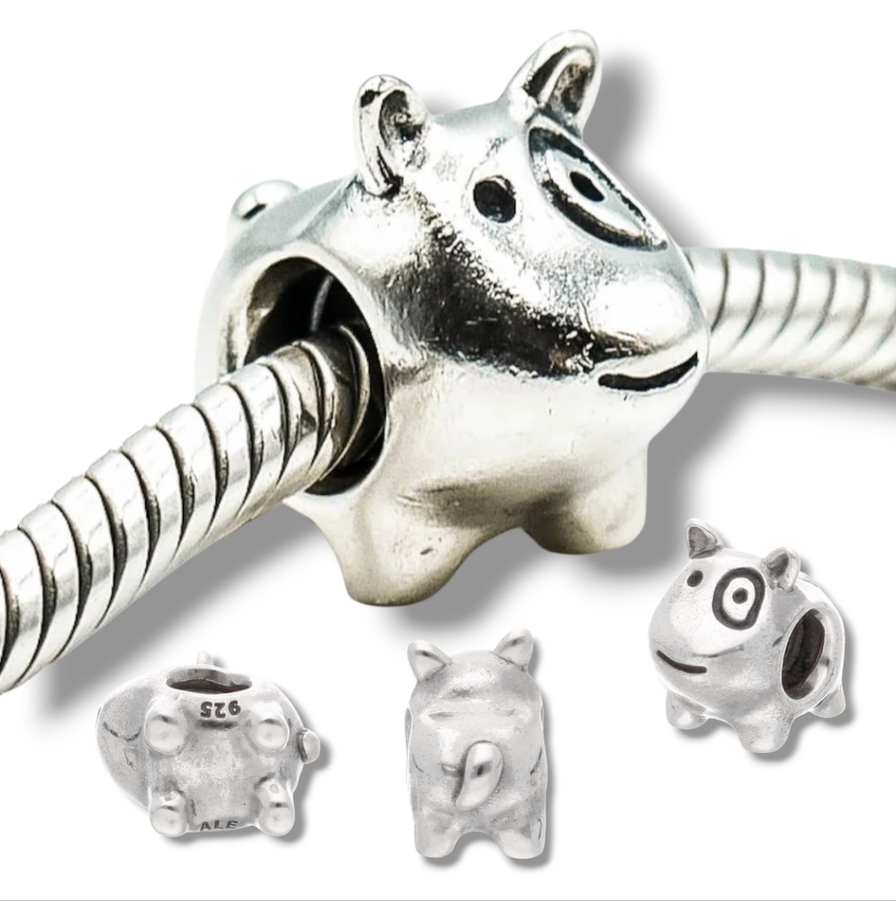 Pandora Sterling Silver Spot The Dog Charm Retired 790258